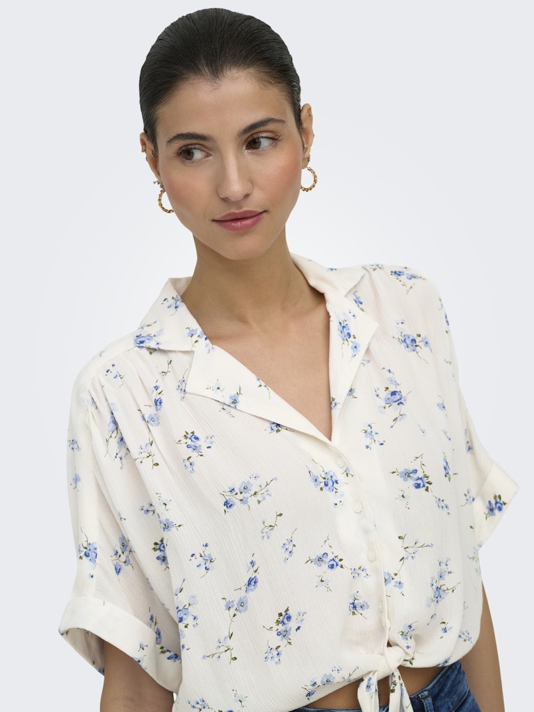 Camicia rigata nodo