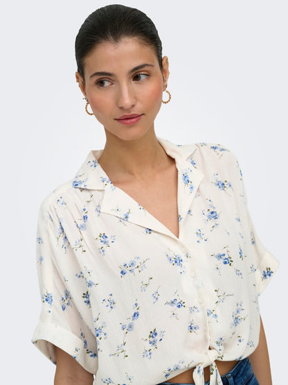Camicia rigata nodo