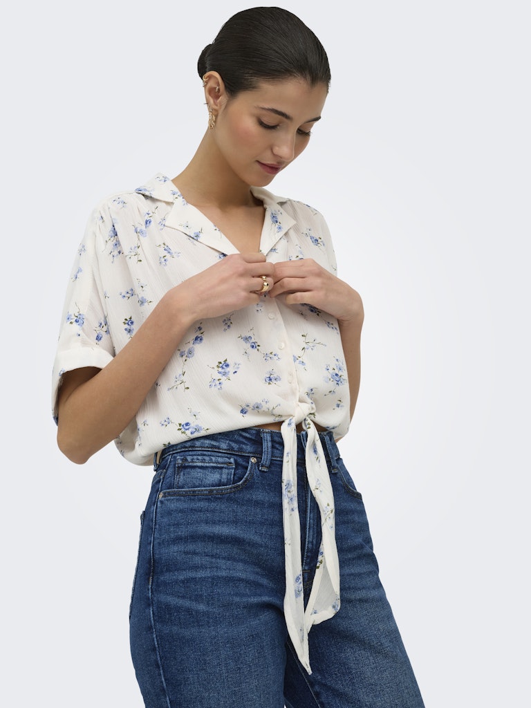 Camicia rigata nodo