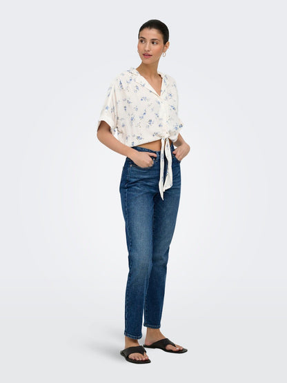 Camicia rigata nodo