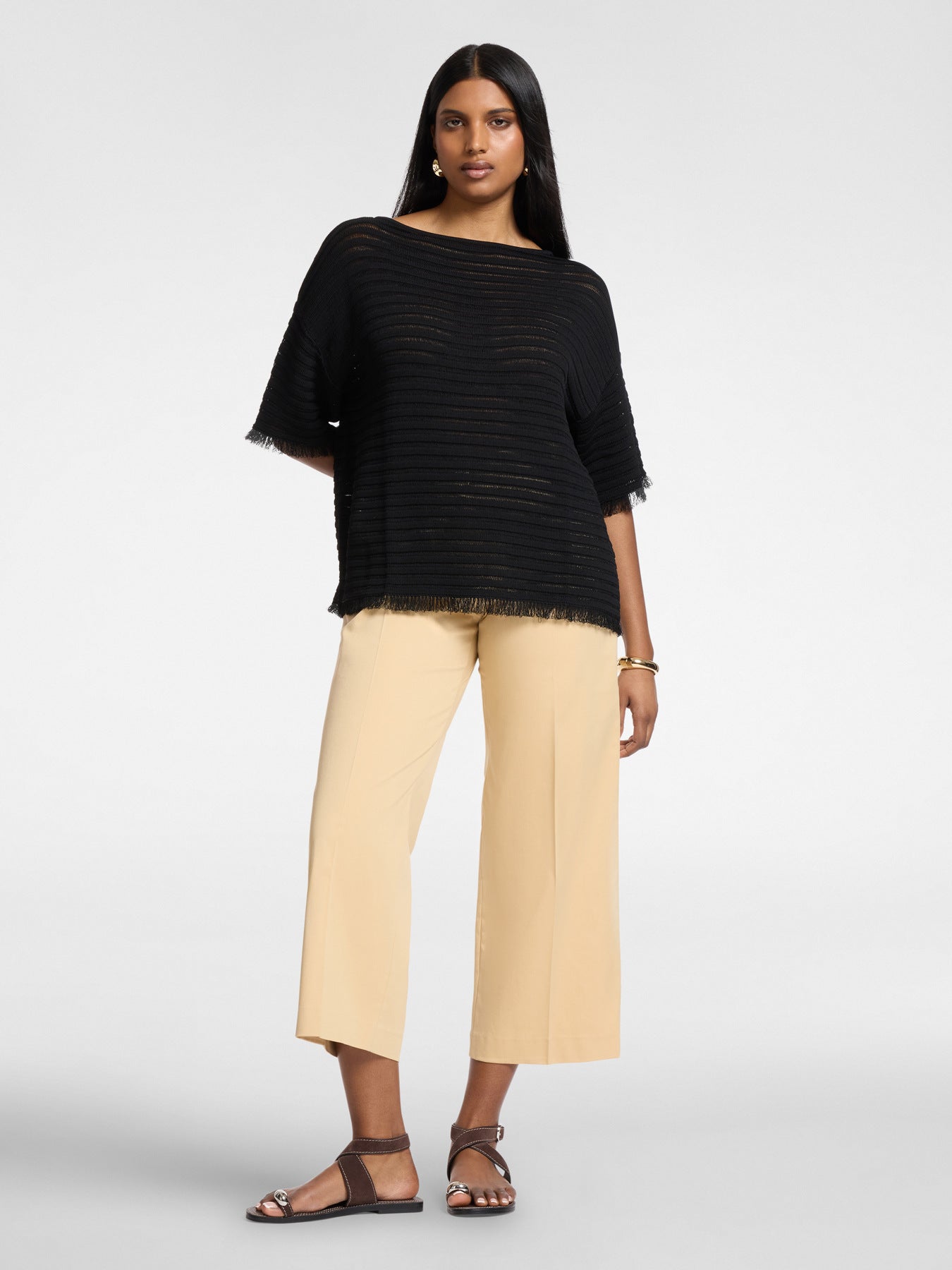 Pantaloni cotone stretch