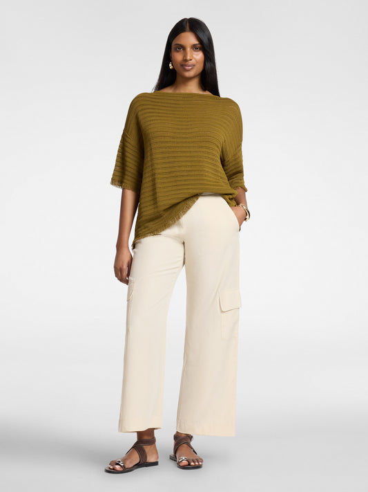 Pantaloni cargo tencel