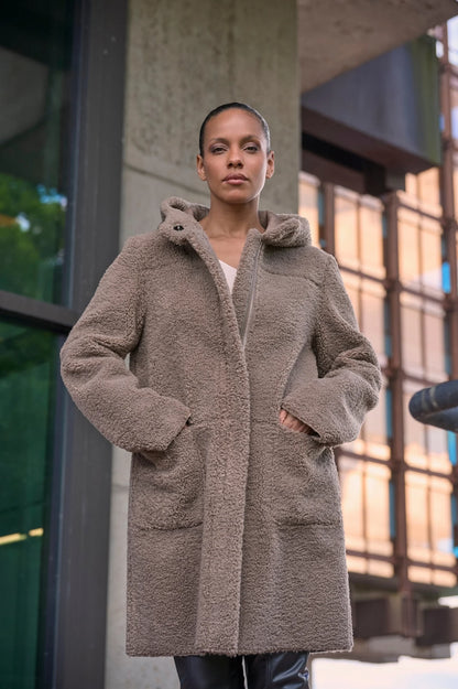 Giaccone reversibile cappuccio