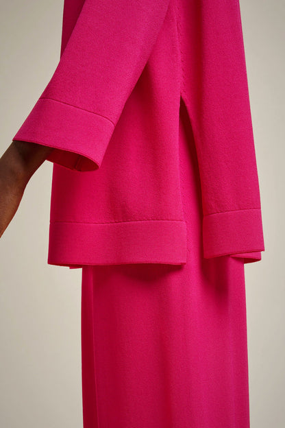 Maglia scollo barca bicolore