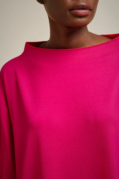 Maglia scollo barca bicolore