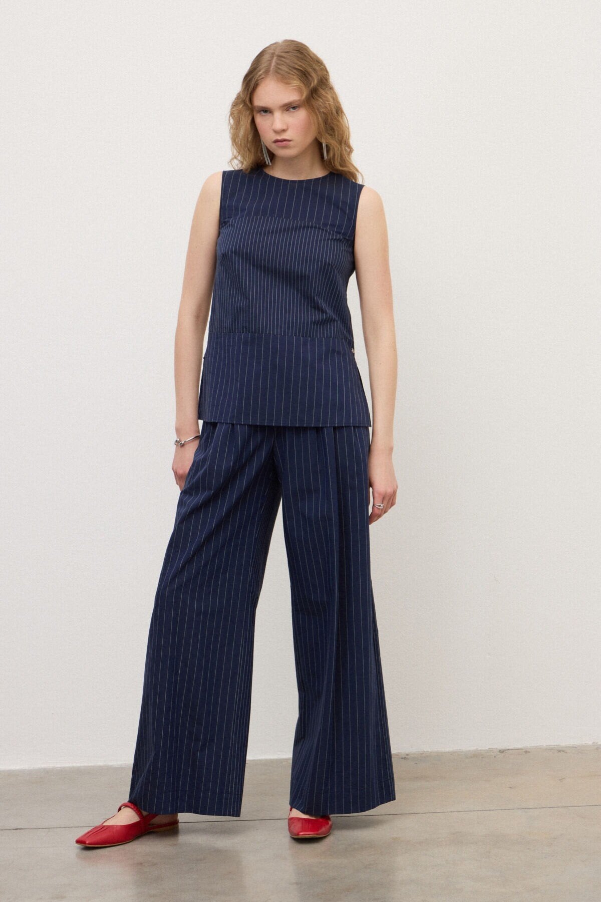 Camicia smanicata gessata