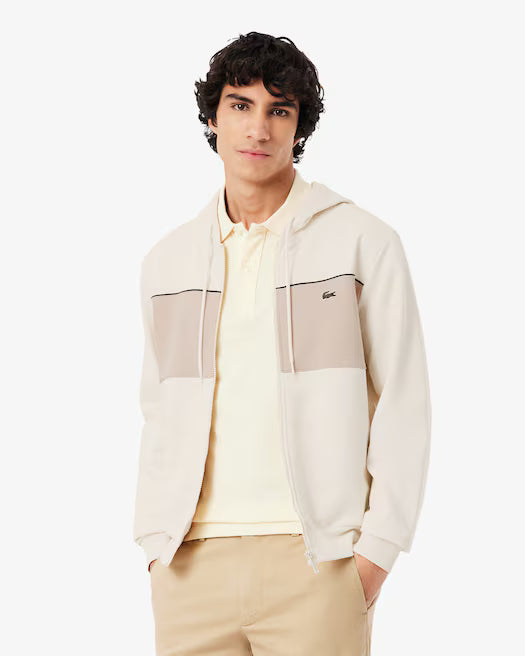 Felpa cappuccio contrasto