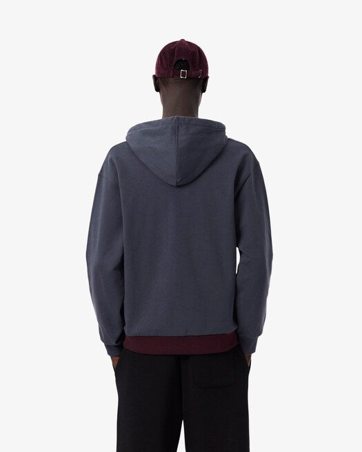 Felpa zip tre colori