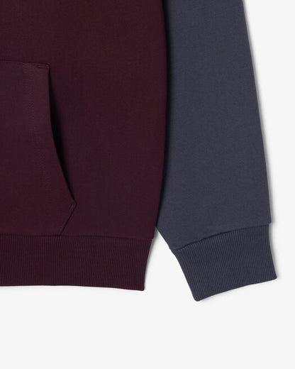 Felpa zip tre colori