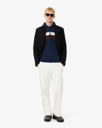 Felpa tre colori cappuccio