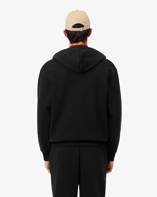 Felpa zip cappuccio