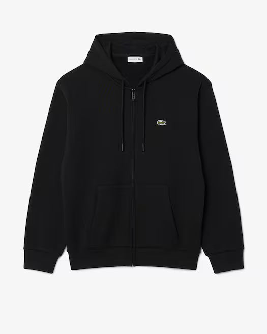 Felpa zip cappuccio