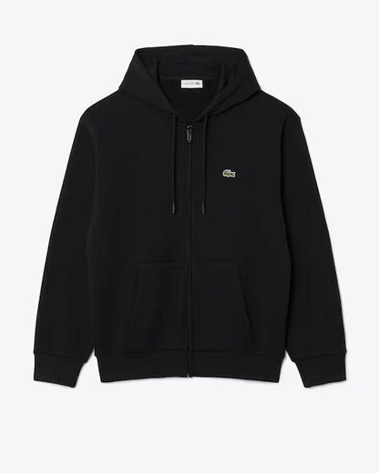 Felpa zip cappuccio
