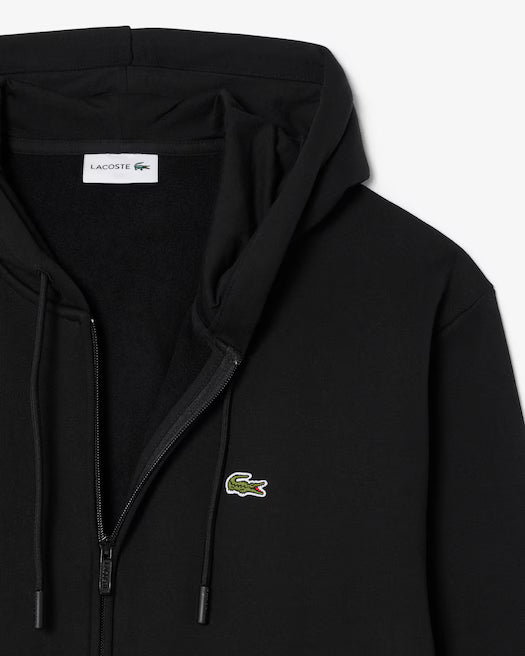Felpa zip cappuccio