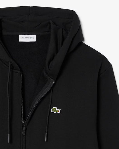Felpa zip cappuccio