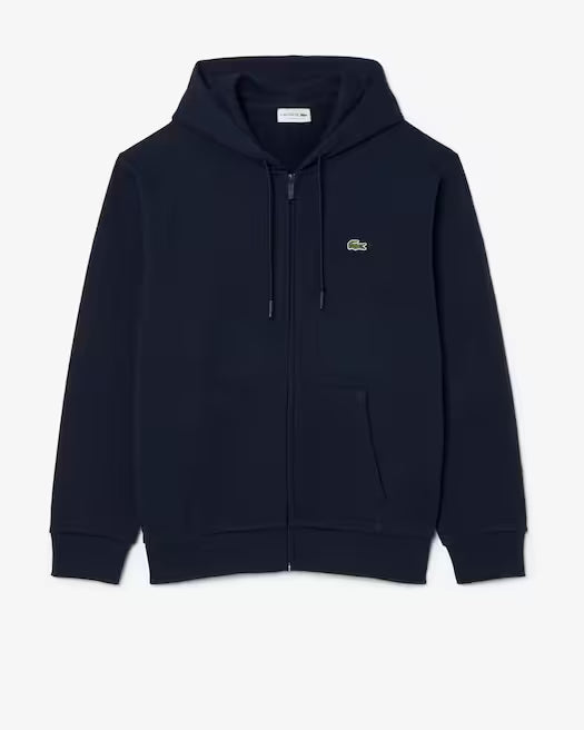 Felpa zip cappuccio