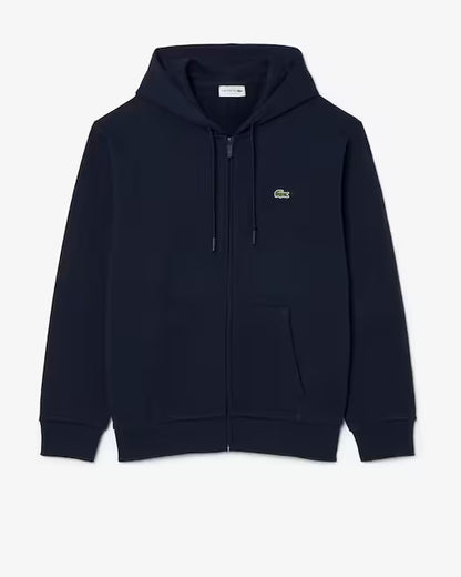 Felpa zip cappuccio