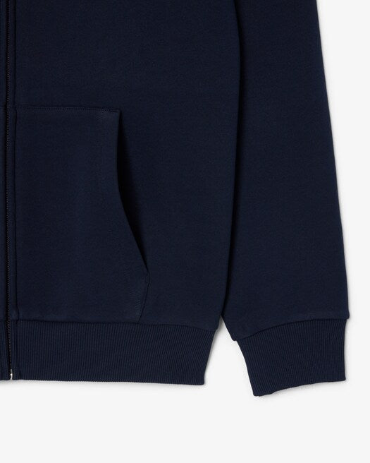Felpa zip cappuccio