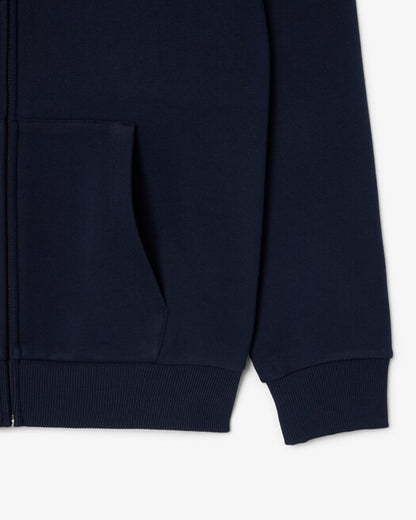 Felpa zip cappuccio