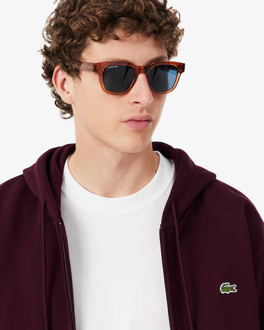 Felpa zip cappuccio