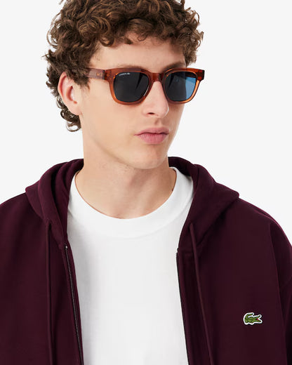 Felpa zip cappuccio