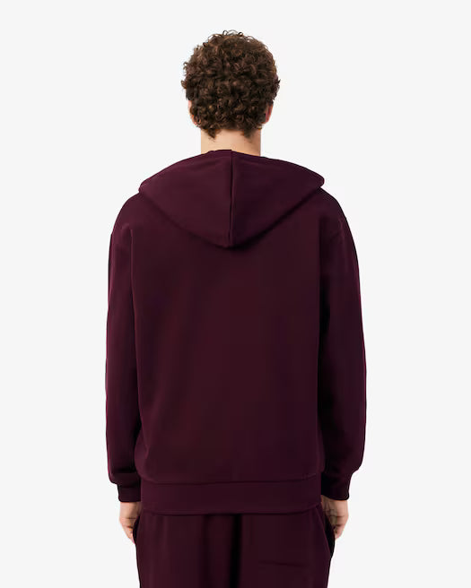 Felpa zip cappuccio