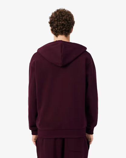 Felpa zip cappuccio