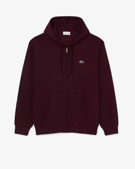 Felpa zip cappuccio
