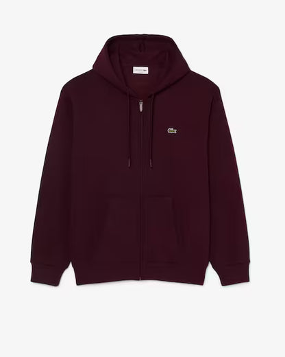 Felpa zip cappuccio