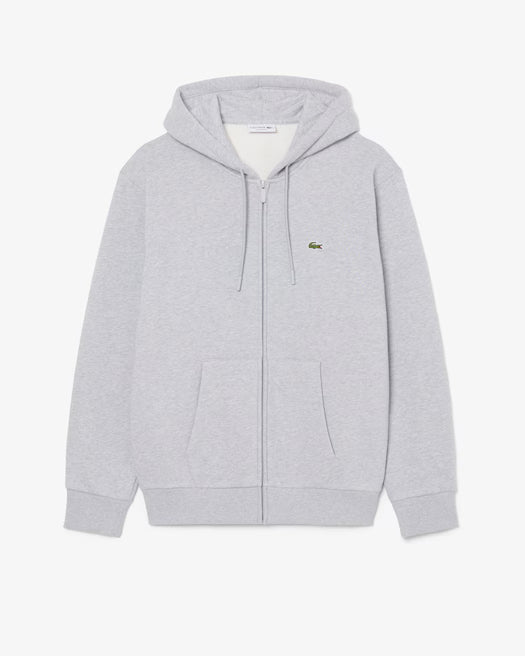 Felpa zip cappuccio