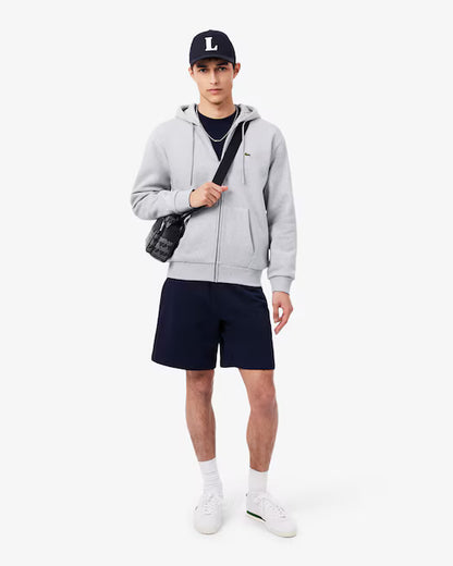 Felpa zip cappuccio
