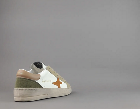 Scarpe pelle tre colori