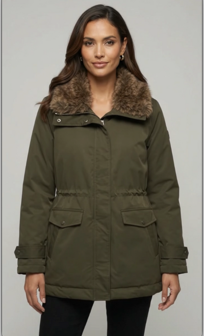 Parka collo pelo