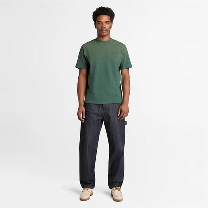 T-shirt Sunfaded back tree