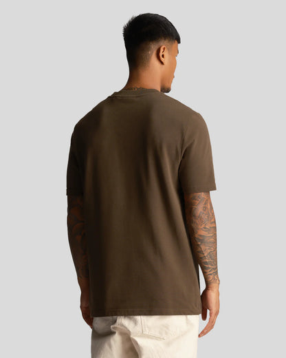 T-shirt scritta ricamata