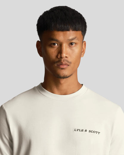 T-shirt scritta ricamata