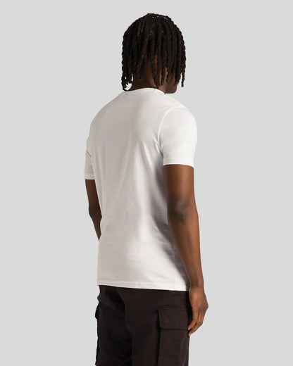 T-shirt scritta ricamata