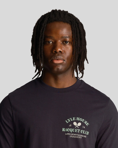 T-shirt stampa racchette