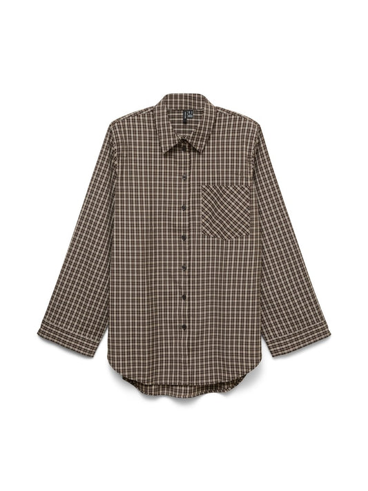 Camicia over check