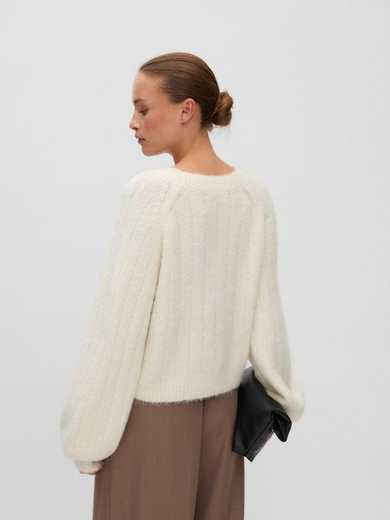Cardigan bottoni fiocco