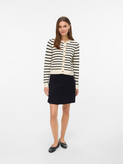 Cardigan coreana righe