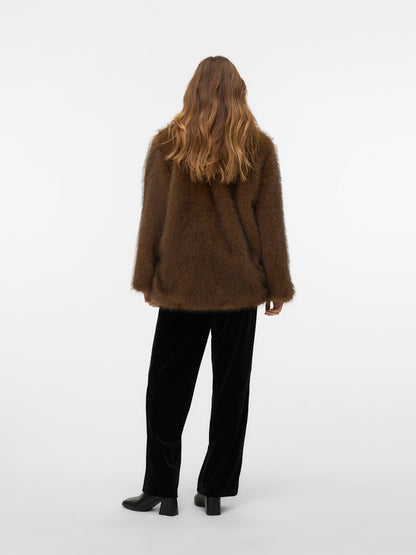 Giacca in Ecopelliccia con Collo Camicia VEROMODA