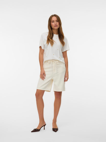 T-shirt ricamata