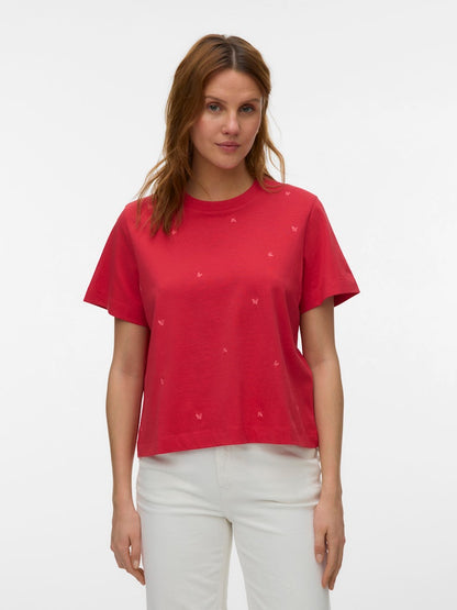 T-shirt ricamata