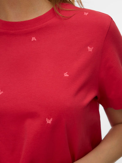 T-shirt ricamata