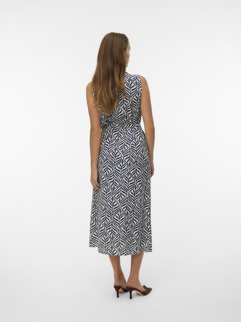 Abito smanicato fantasia