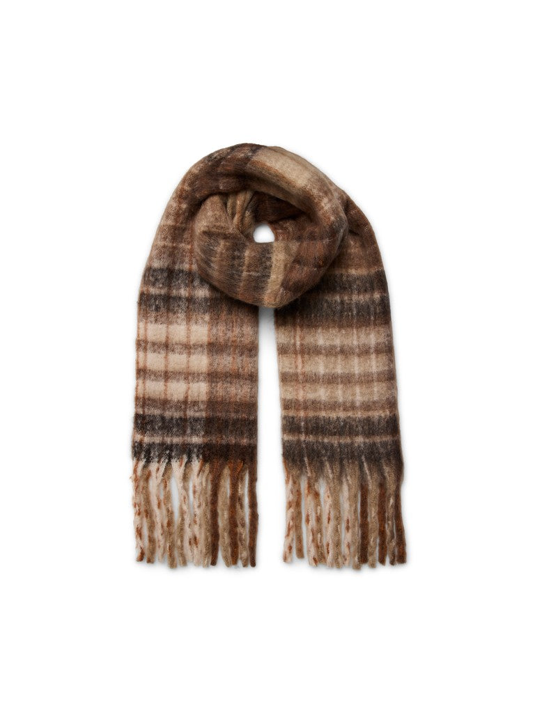 Sciarpa check con frange VEROMODA