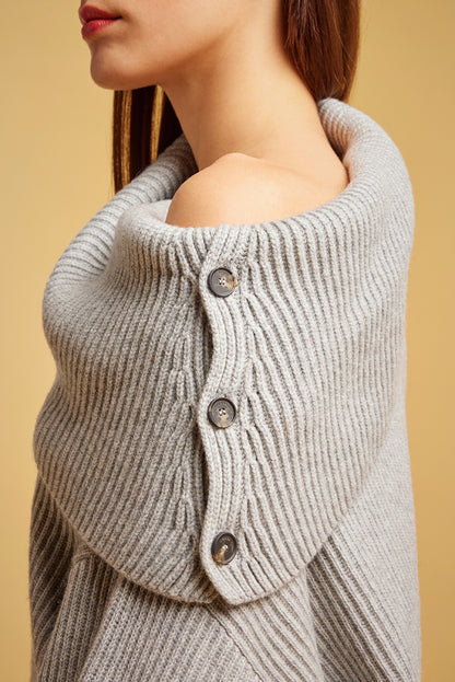 Maglia scollo ciambella