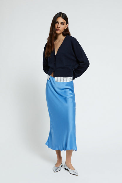 Cardigan finto sotto