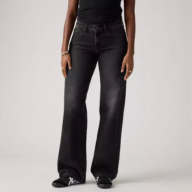 Jeans Low Loose scuro